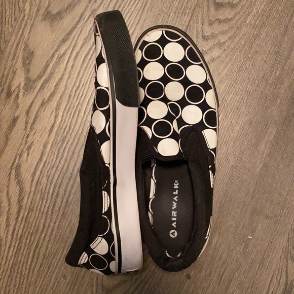 B&W print slip on canvas sneakers - Picture 4 of 4
